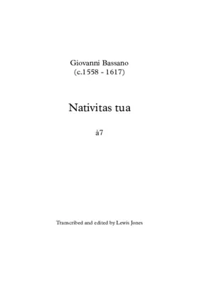 Nativitas tua Dei genitrix a 7