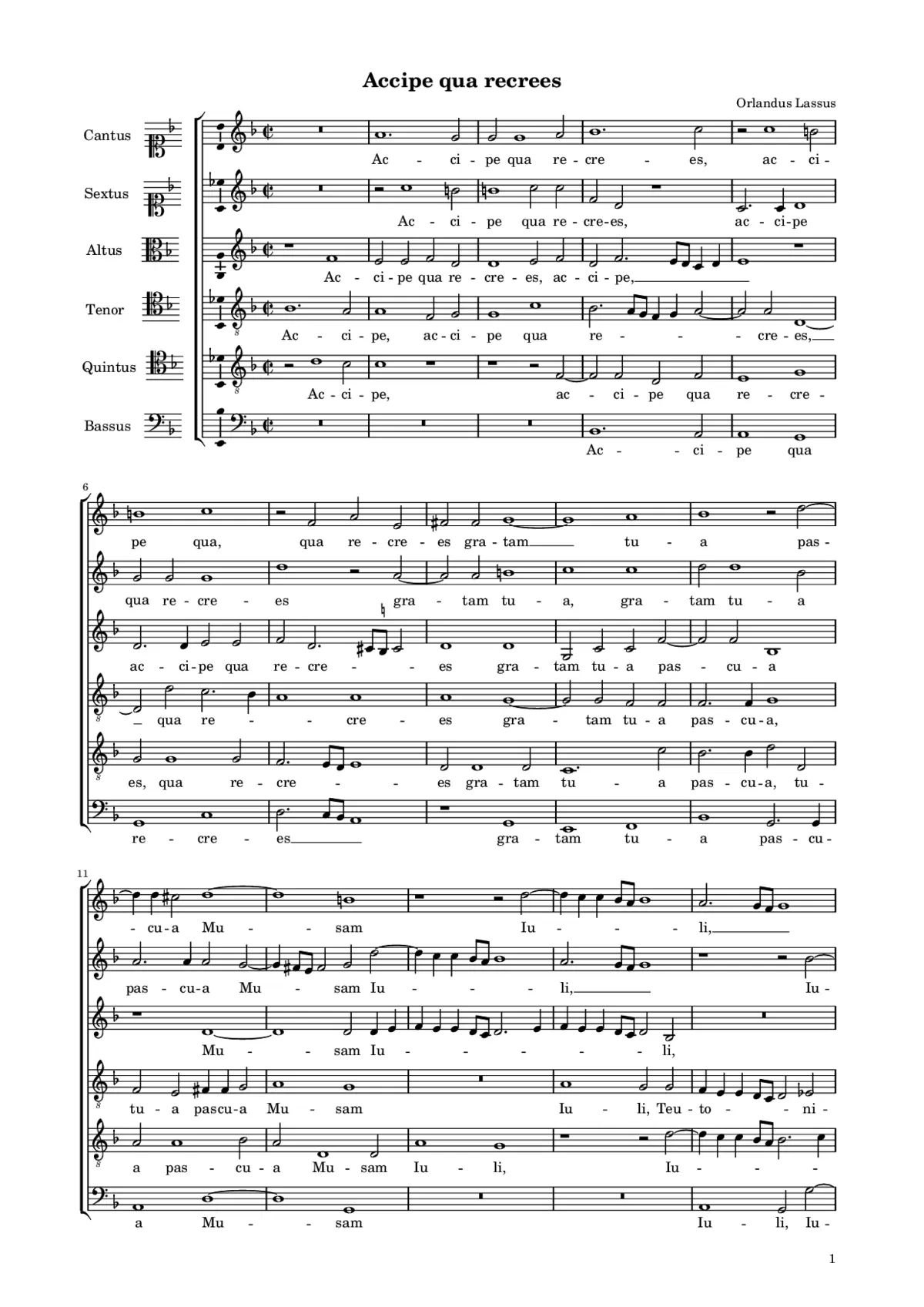 Accipe qua recrees - Page 1