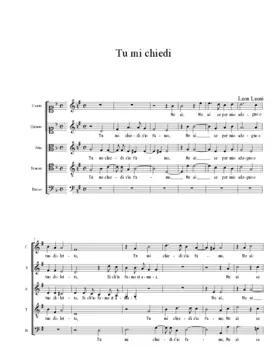 Tu mi chiedi s'io t'amo