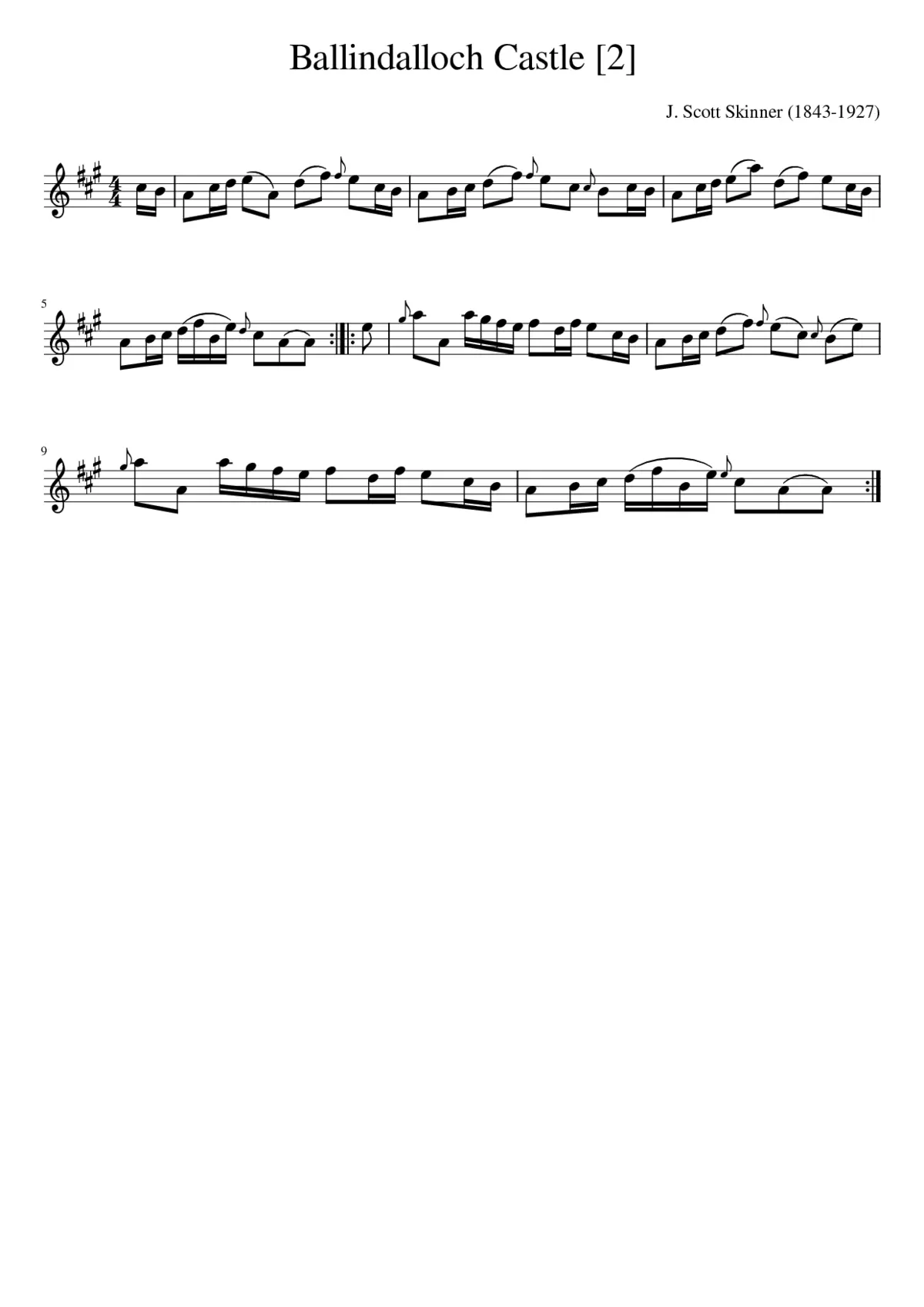 Ballindalloch Castle - Page 1