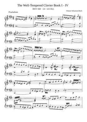 Prelude and Fugue in C-sharp minor BWV 849