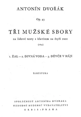 From a Bouquet of Slavonic Folksongs