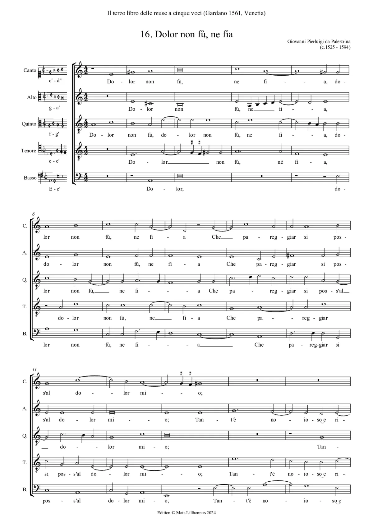 Dolor non fu - Page 1