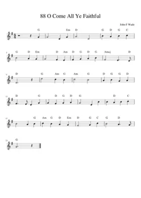 O Come All Ye Faithful