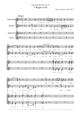 Regina coeli, Op. 37, No. 3