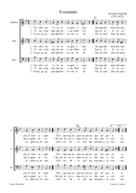 Il Costante (Fin ch'avrò vita vò)