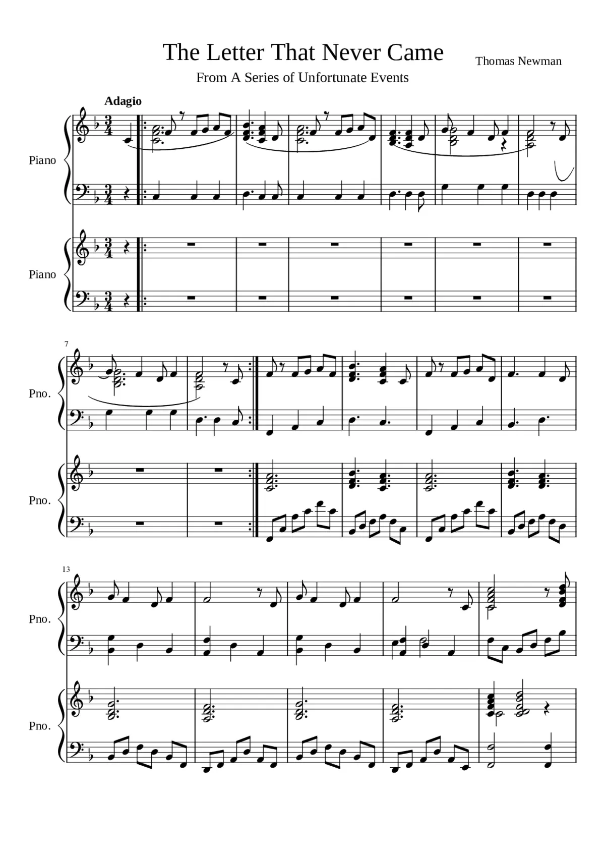 the letter that never came - Page 1