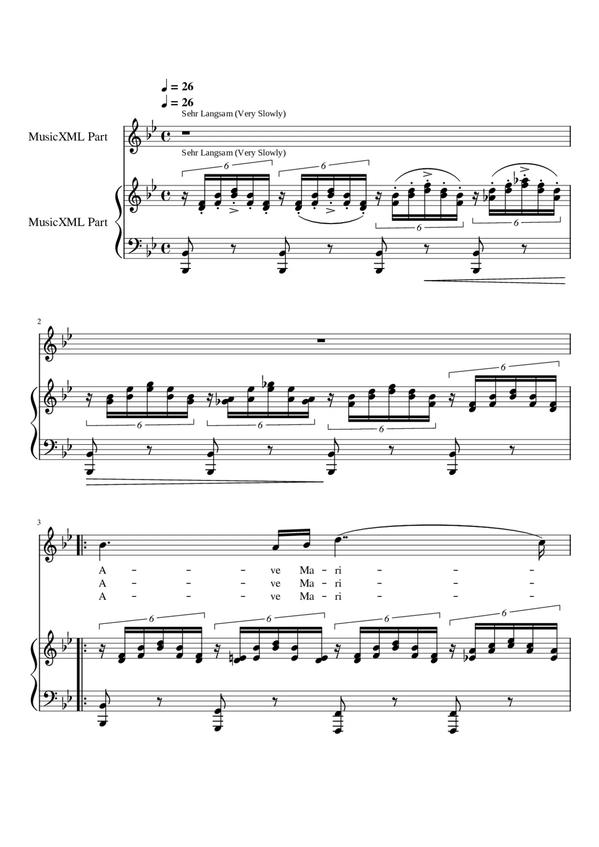 Ave Maria D.839 - Page 1