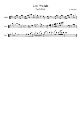 the legend of zelda ocarina of time - lost woods