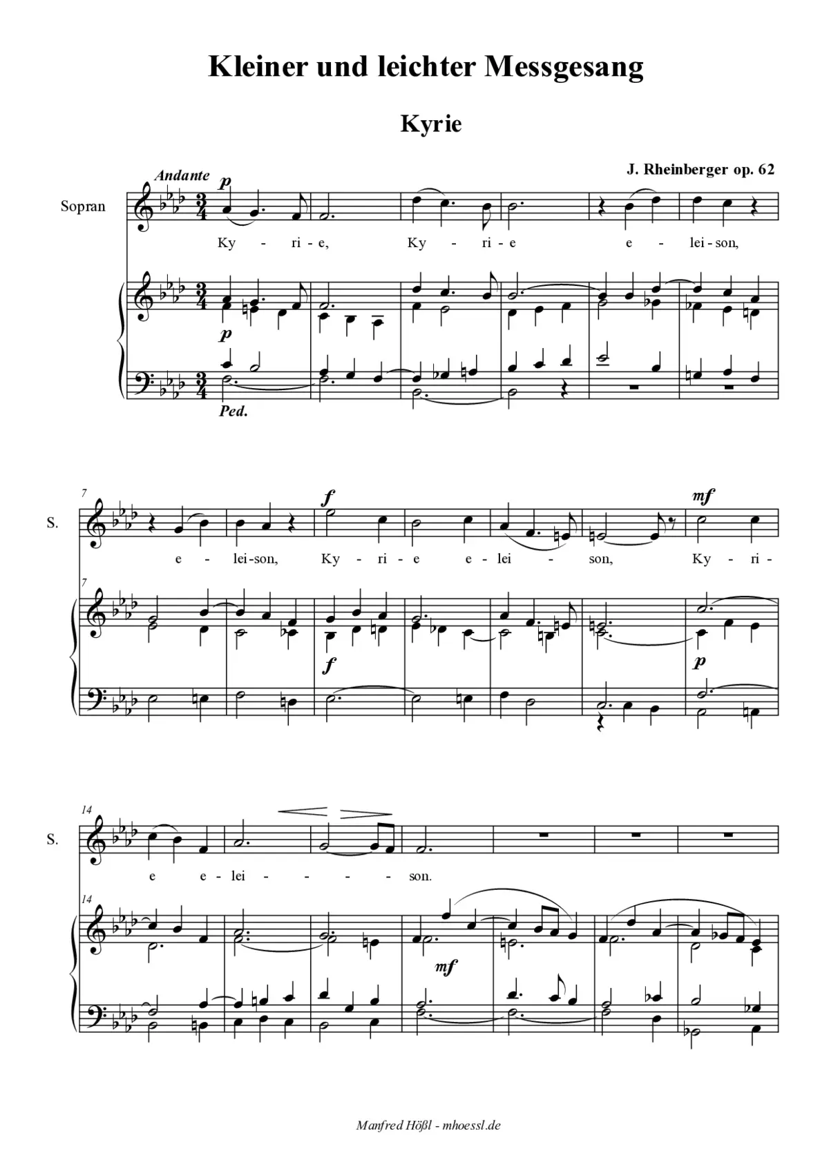 Missa Puerorum, op. 62 - Page 1