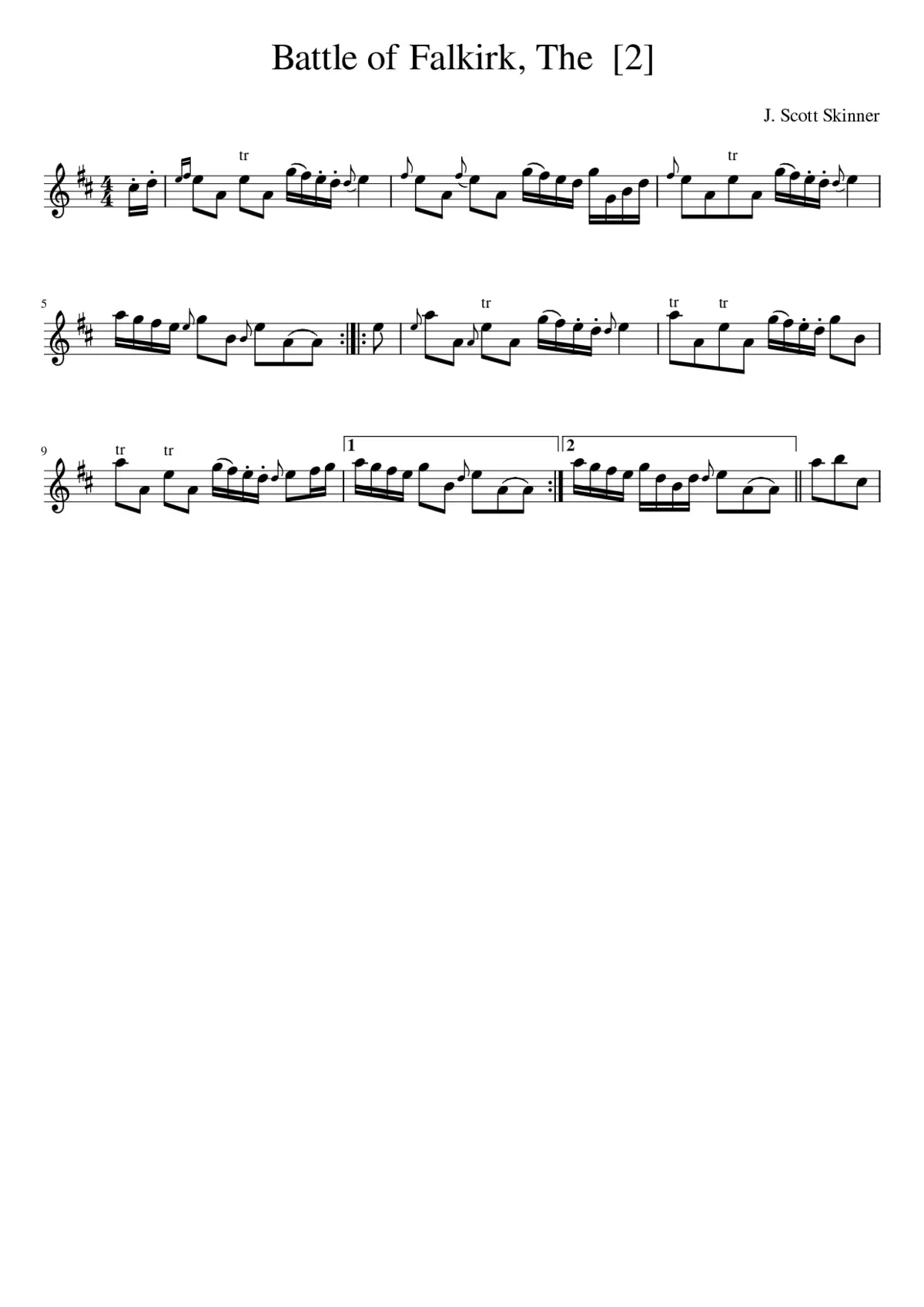 The Battle of Falkirk - Page 1