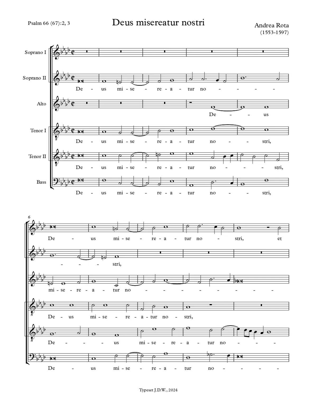 Deus misereatur nostri a 6 - Page 1