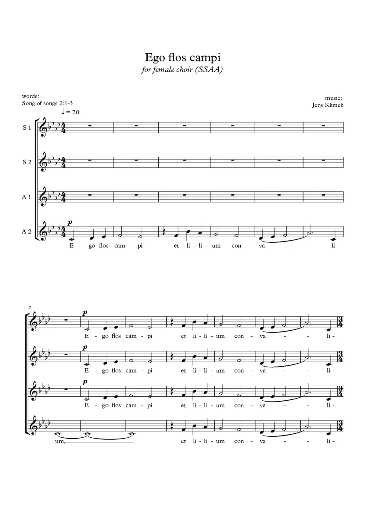 Ego flos campi - Page 1