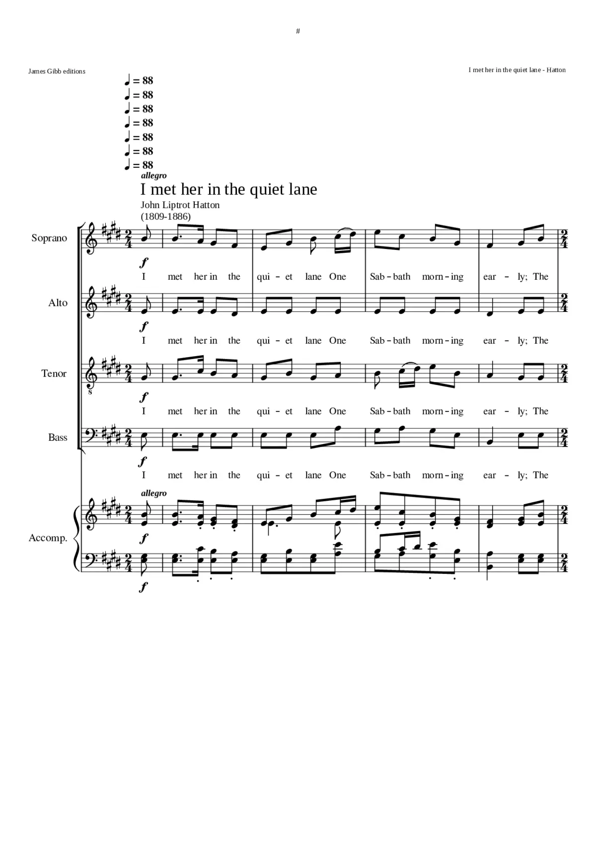 I met her in the quiet lane - Page 1