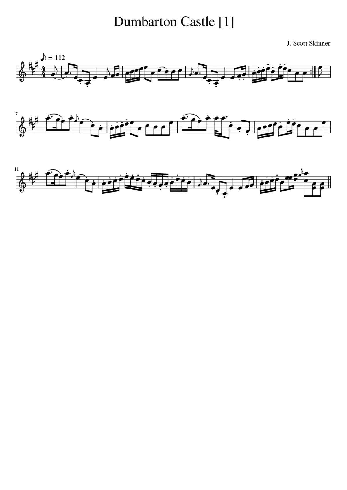 Dumbarton Castle - Page 1