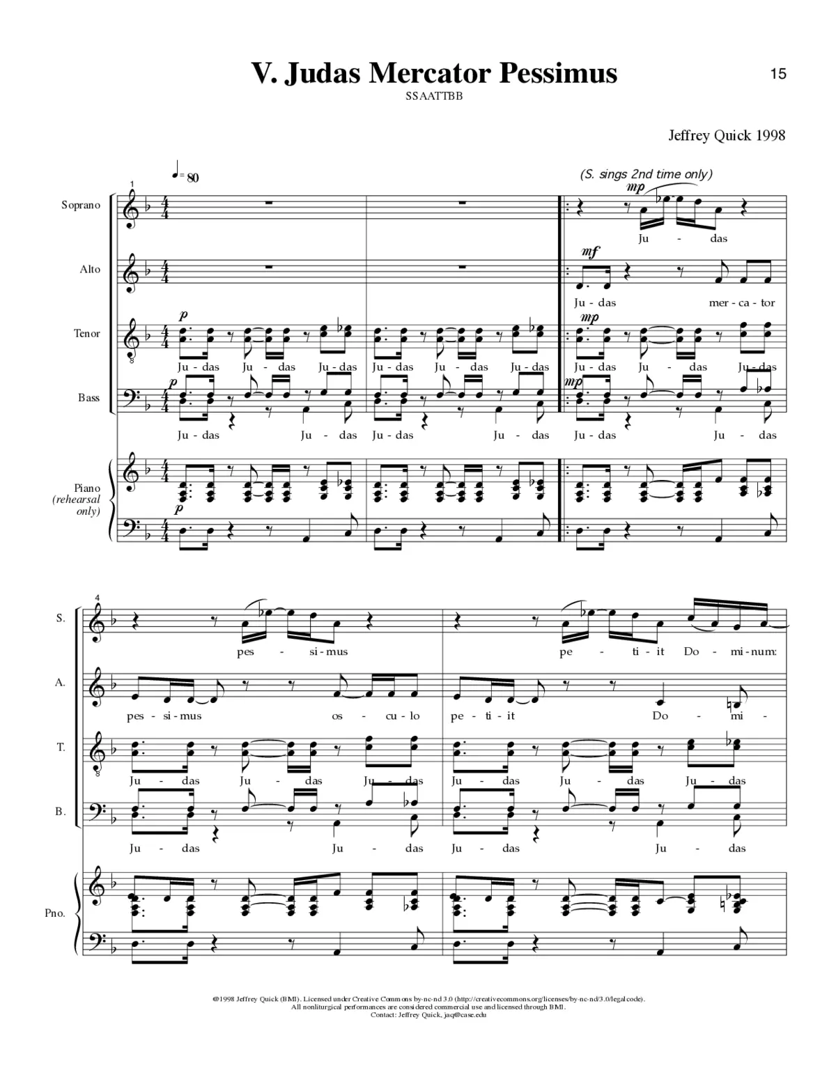Judas mercator pessimus - Page 1