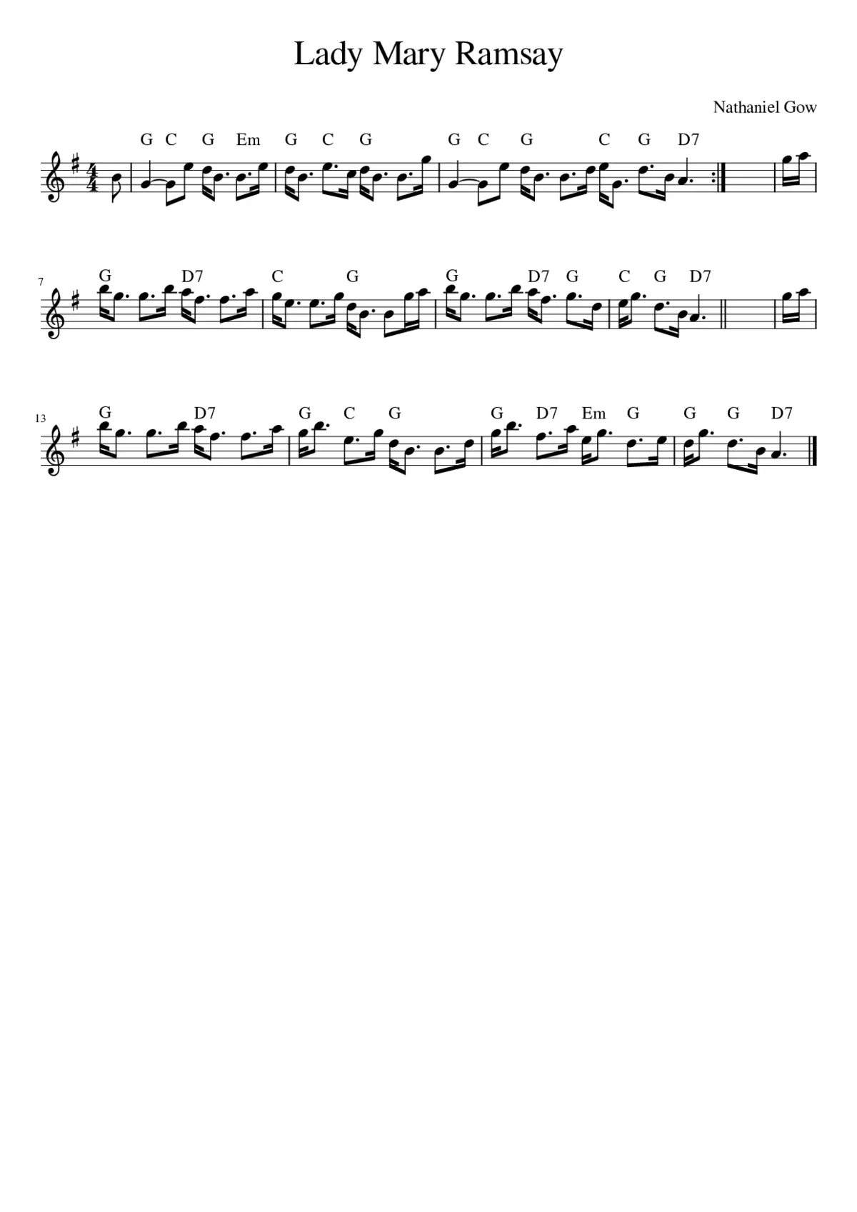 Lady Mary Ramsay - Page 1