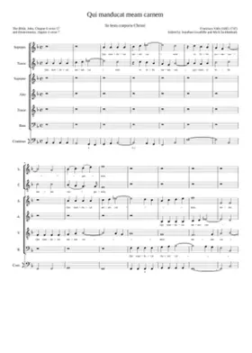 Qui manducat meam carnem