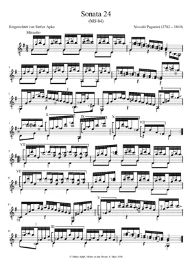 Guitar Sonata in G major