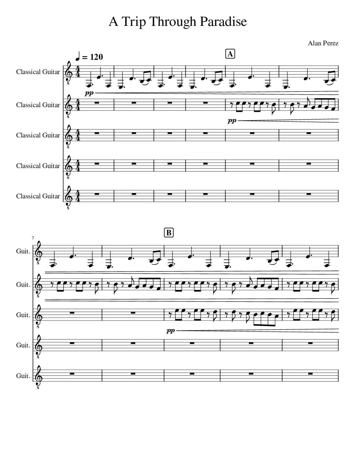 A Trip Through Paradise - Page 1