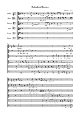 O gloriosa Domina … qui te creavit