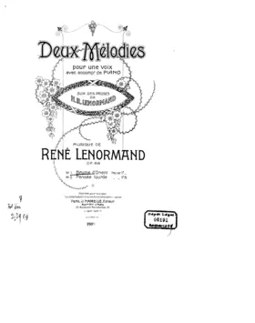 Deux mélodies