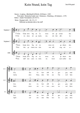 Kein Stund, kein Tag