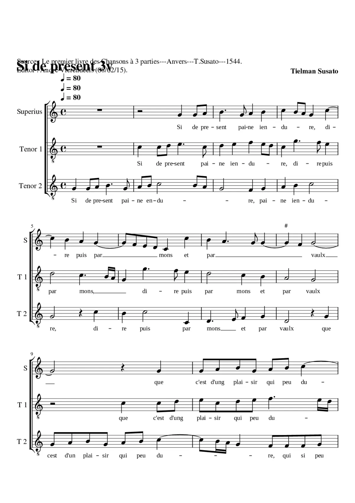 Si de present (3v.) - Page 1