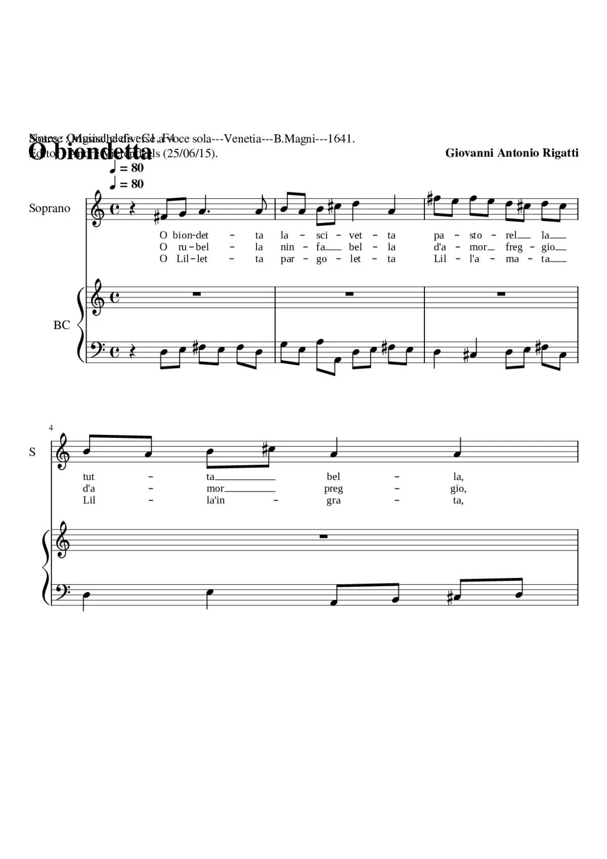 O biondetta lascivetta - Page 1