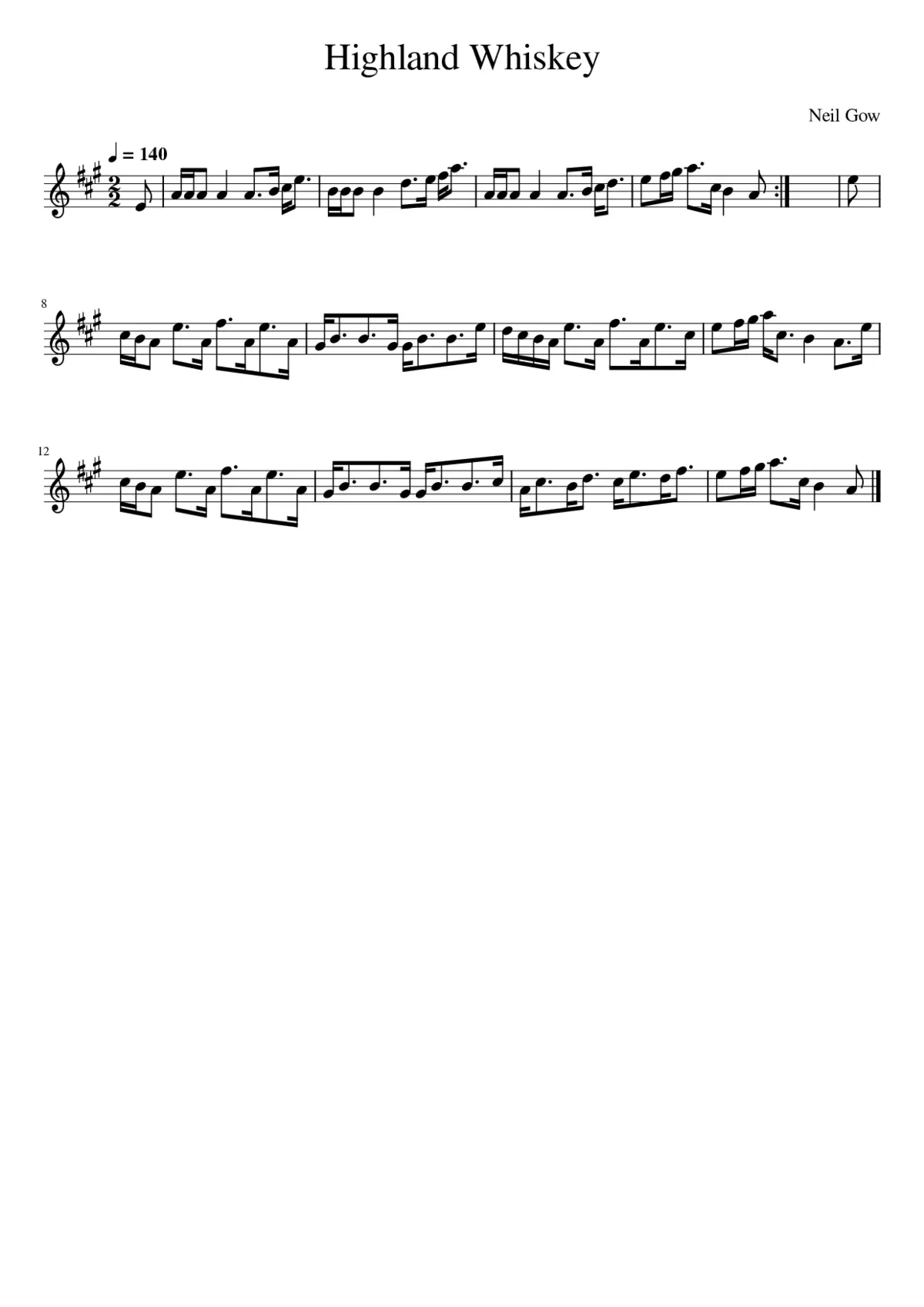 Highland Whiskey - Page 1