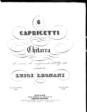 6 Capricetti per Chitarra