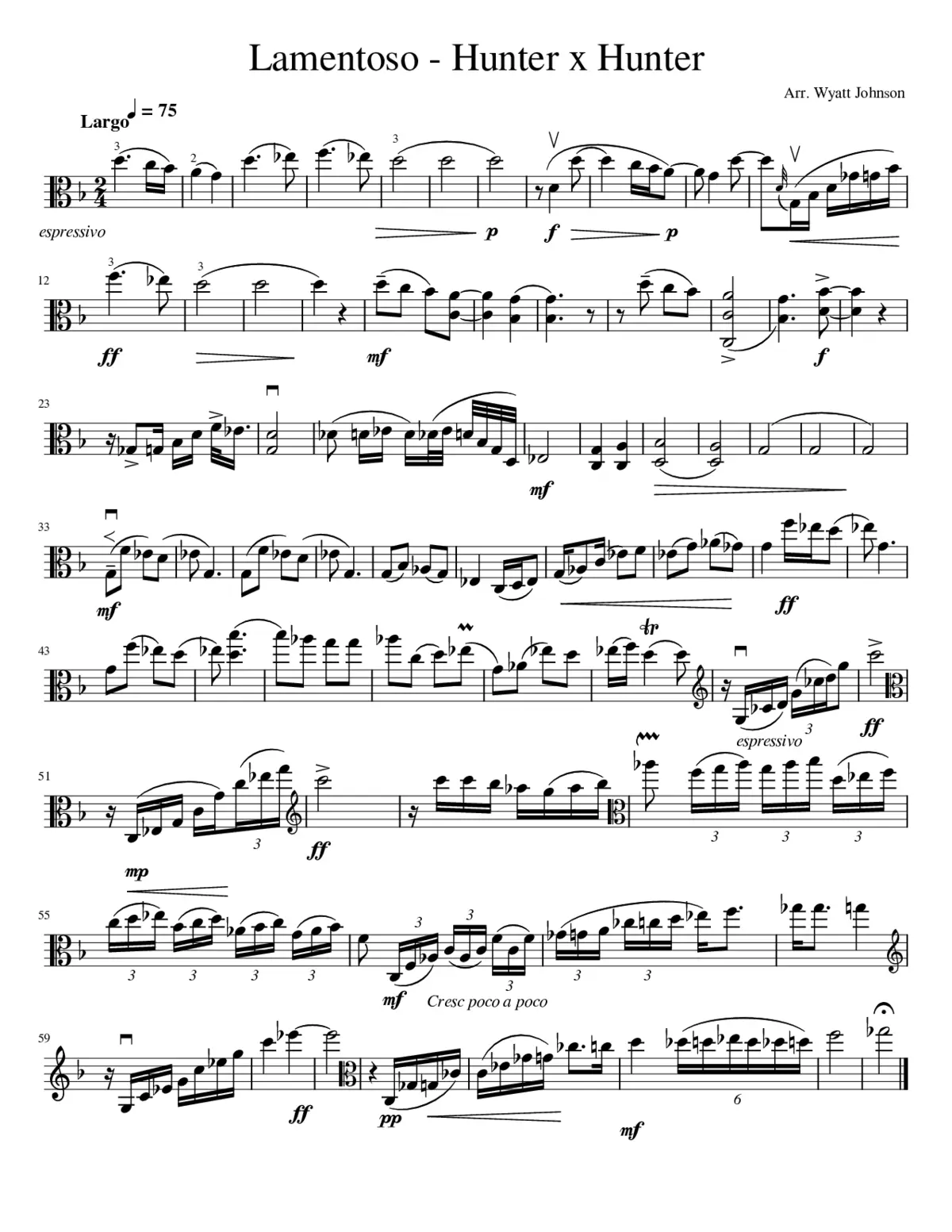 Lamentoso - Hunter x Hunter - Page 1