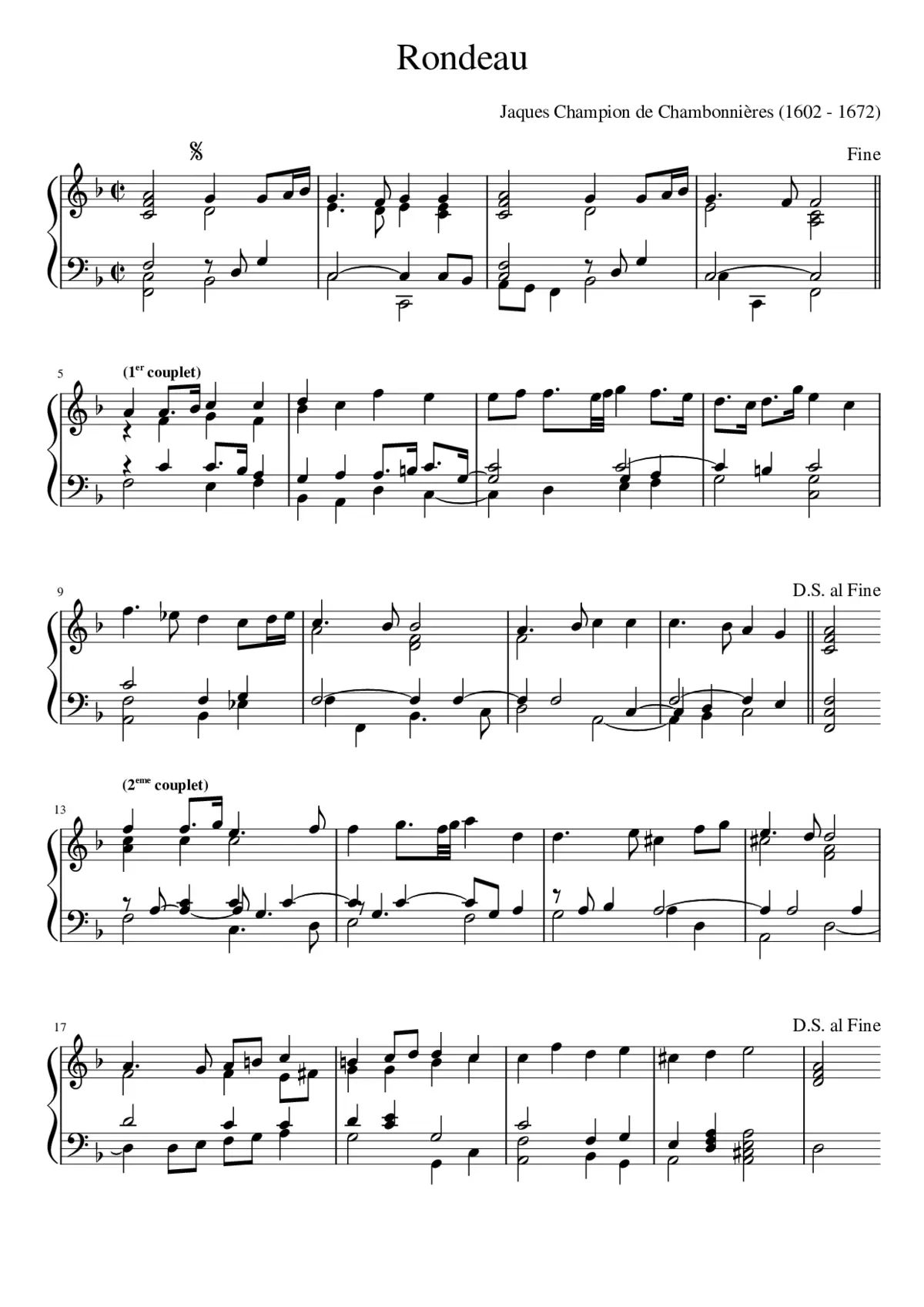 Rondeau - Page 1