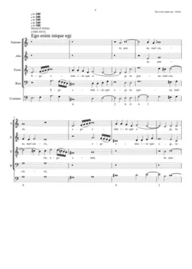 Ego enim inique egi SWV 58