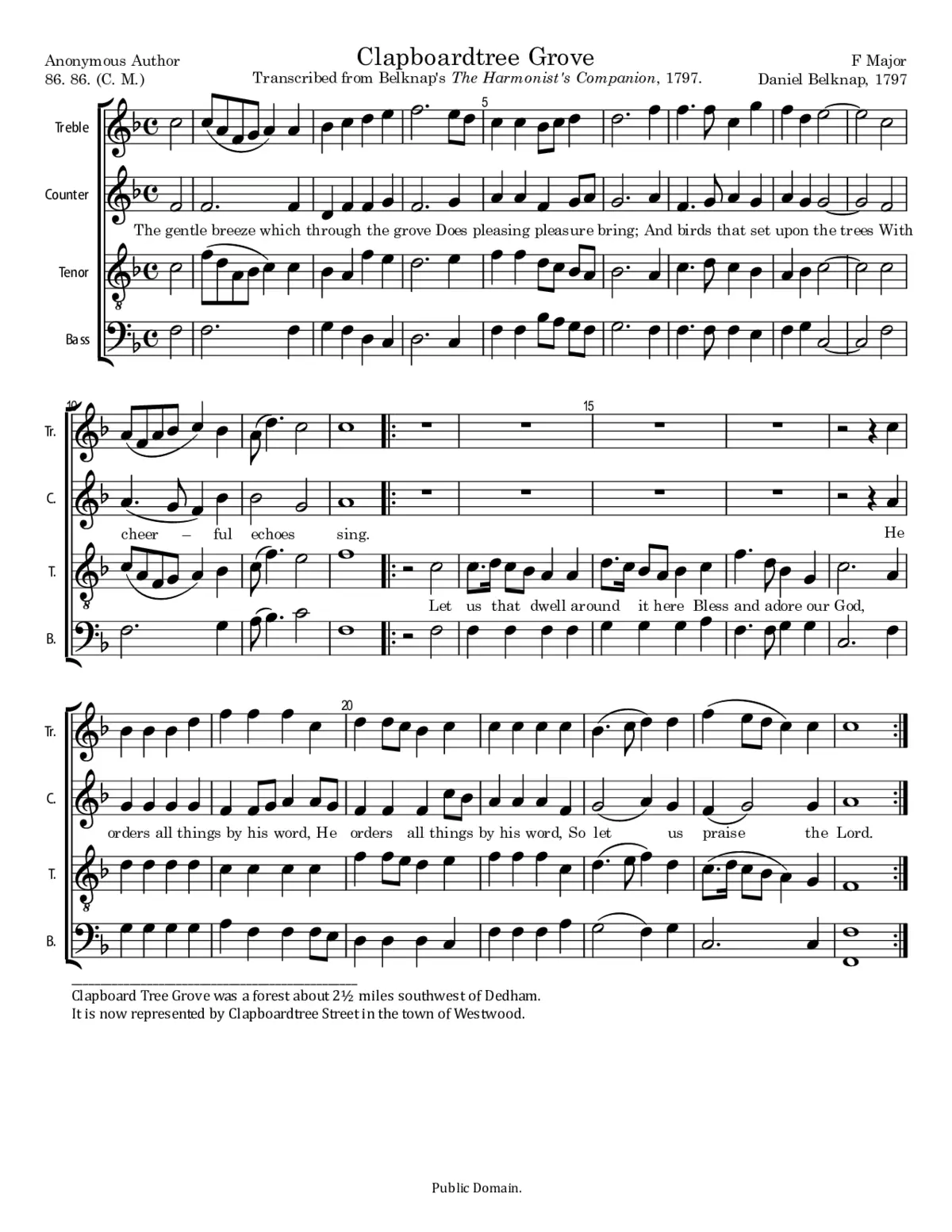 Clapboardtree Grove - Page 1