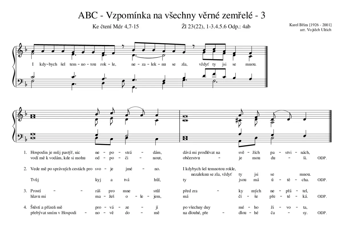 ABC - Vzpomínka na všechny věrné zemřelé - 3 - Page 1