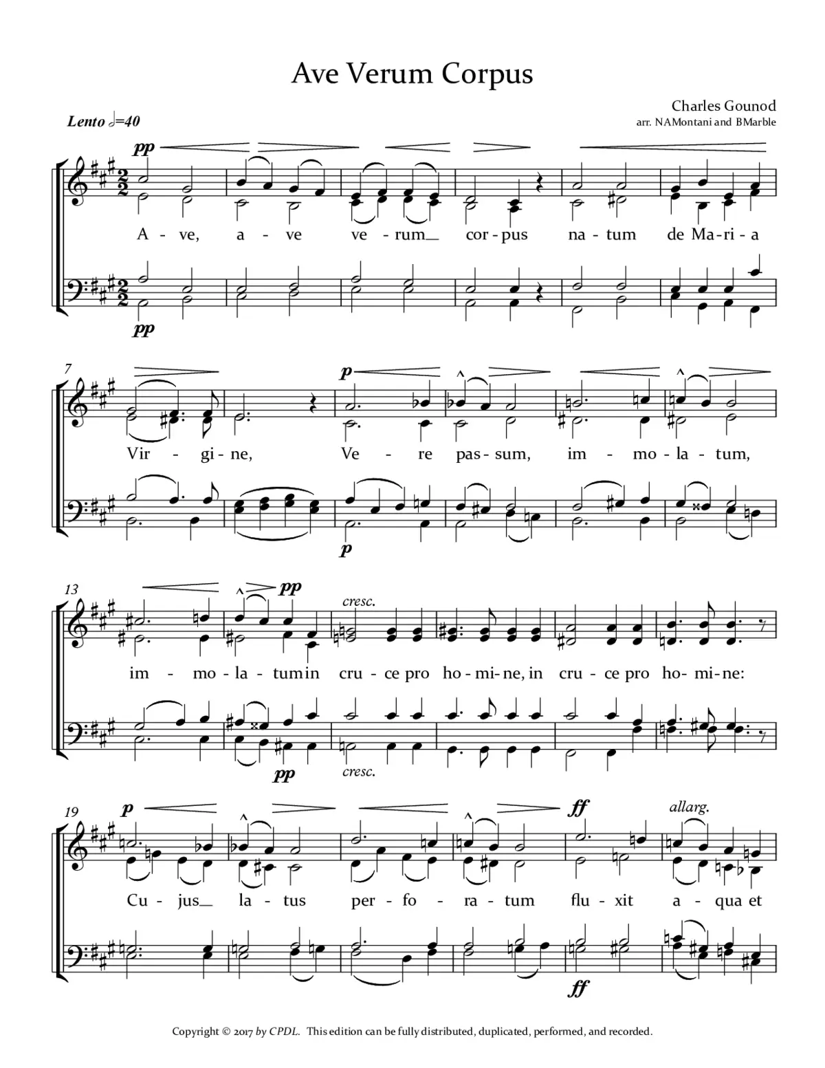 Ave verum III - Page 1