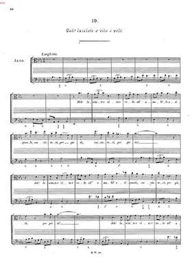 Deh! lasciate e vita e volo