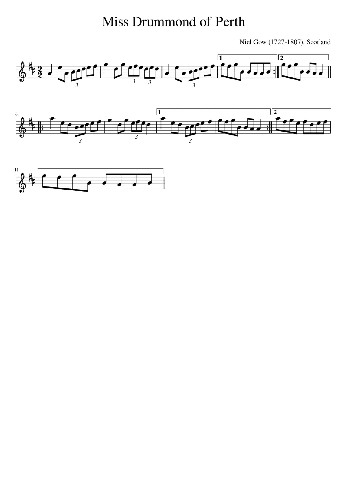 Miss Sarah Drummond Of Perth - Page 1