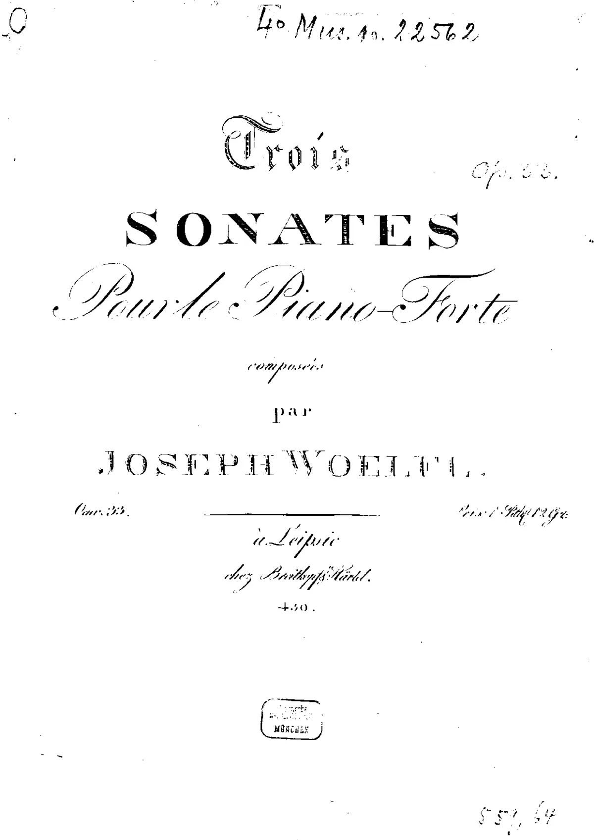 3 Piano Sonatas - Page 1