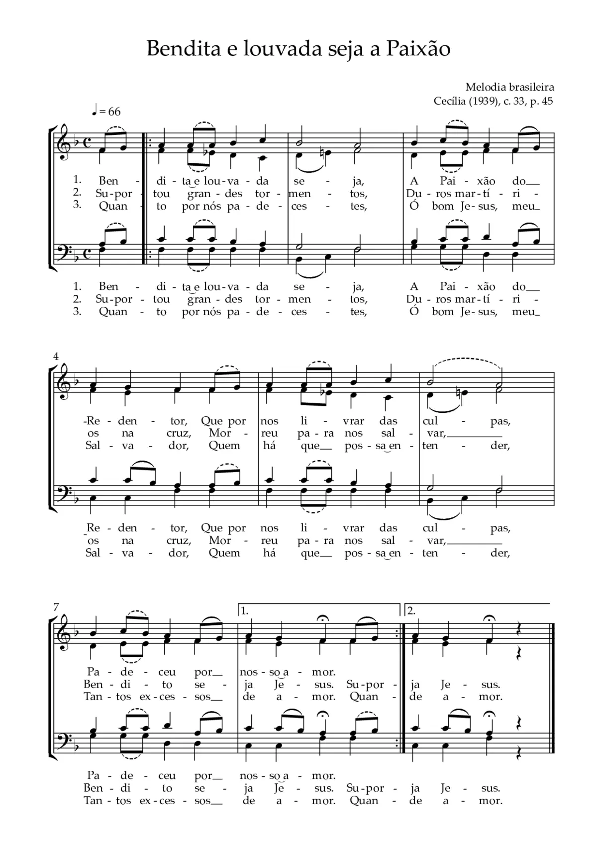 Bendita e louvada seja a Paixão - Page 1