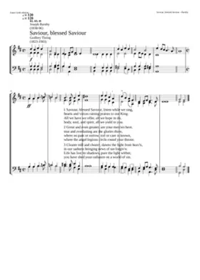 Saviour blessed Saviour