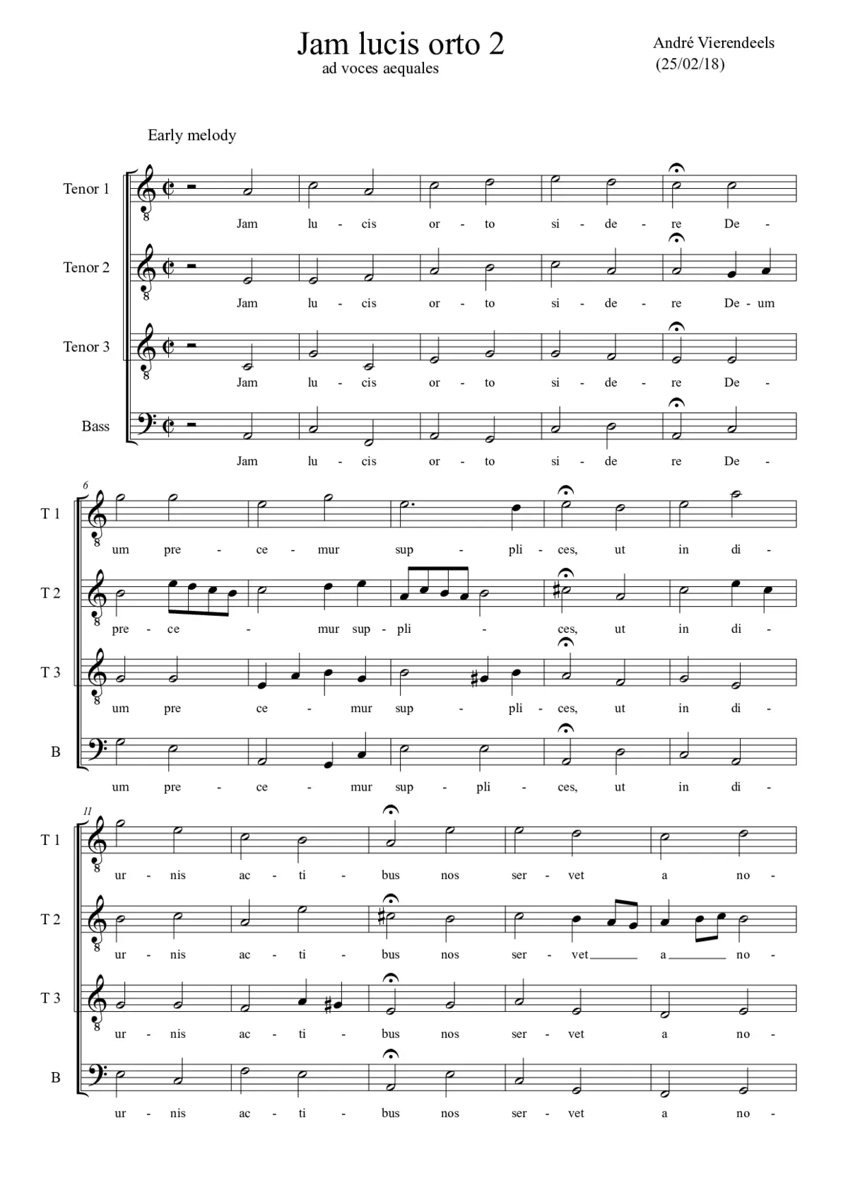 Jam lucis orto sidere II - Page 1