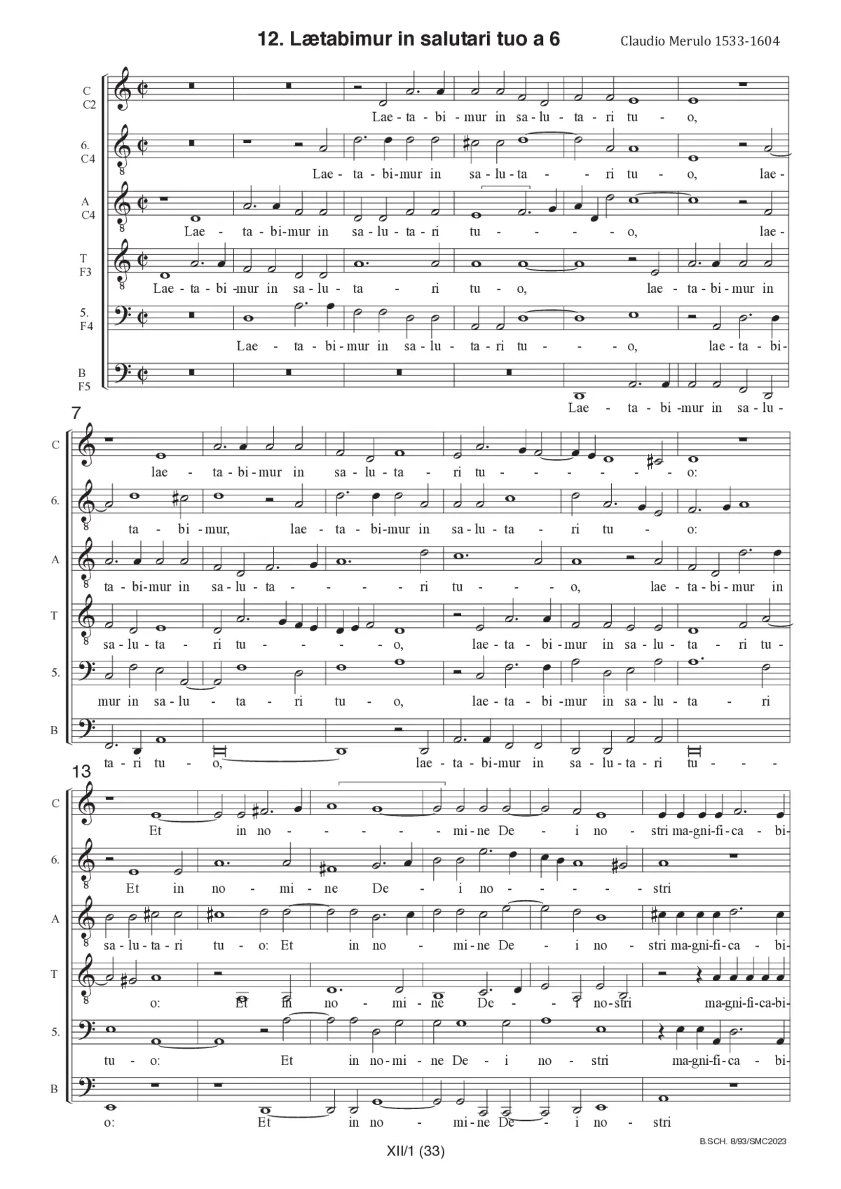 Laetabimur - Page 1