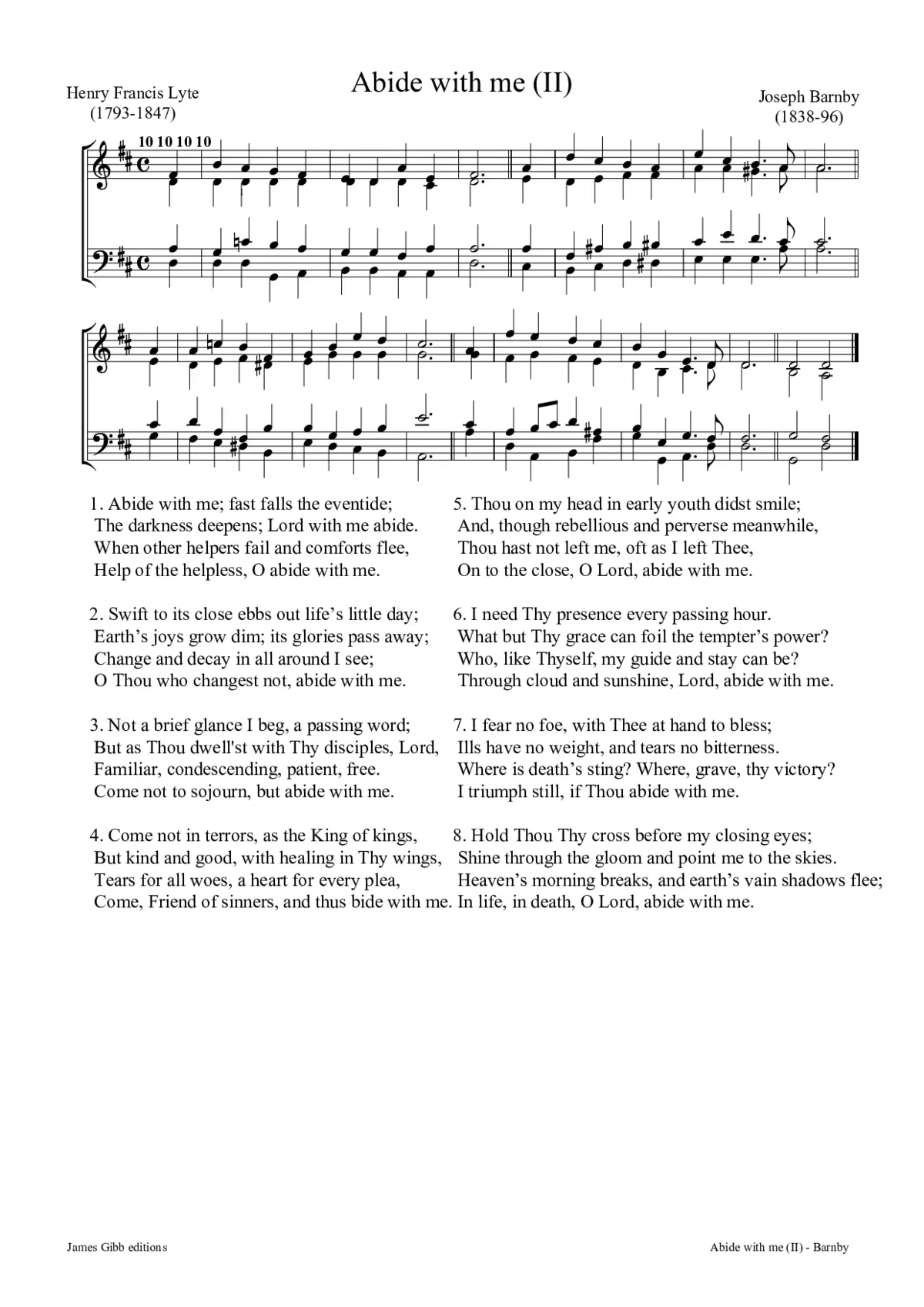 Abide with me (II) - Page 1