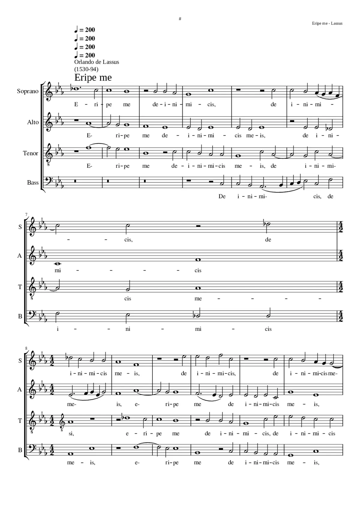 Eripe me (one of 3 settings) - Page 1