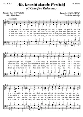 Ak, krustā sistais Pestītāj