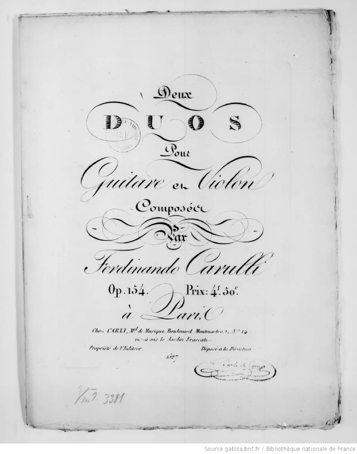2 Duos pour Guitare et Violon - Page 1