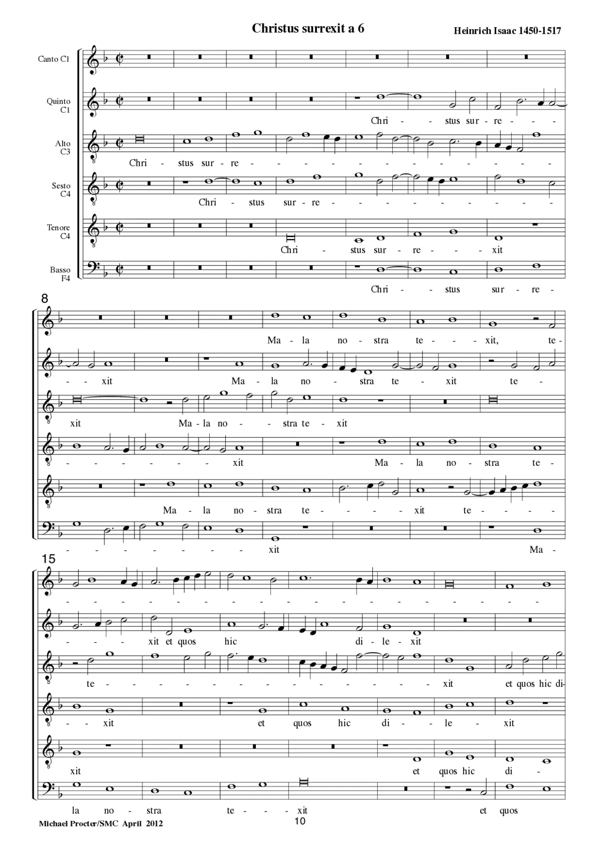 Christus surrexit a 6 - Page 1