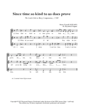 Since time so kind to us does prove, Z 272